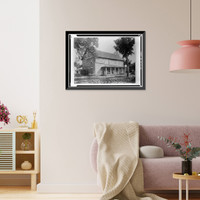 Historic Framed Print, Chamberlain House, King & Kawaiahao Streets, Honolulu, Honolulu County, HI - 14,  17-7/8" x 21-7/8"