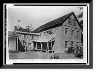 Historic Framed Print, Chamberlain House, King & Kawaiahao Streets, Honolulu, Honolulu County, HI - 15,  17-7/8" x 21-7/8"