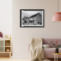 Historic Framed Print, Chamberlain House, King & Kawaiahao Streets, Honolulu, Honolulu County, HI - 15,  17-7/8" x 21-7/8"