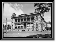 Iolani Palace, King & Richards Streets, Honolulu, Honolulu County, HI - 6 Classic, Antique Print