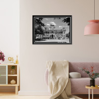 Historic Framed Print, Iolani Palace, King & Richards Streets, Honolulu, Honolulu County, HI - 7,  17-7/8" x 21-7/8"