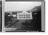 Iolani Palace, King & Richards Streets, Honolulu, Honolulu County, HI - 48, Antique Poster