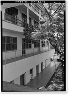 Historic Framed Print, U.S. Naval Base, Pearl Harbor, Headquarters, Commander-in-Chief of the Pacific Fleet, Intersection of Halawa & Makalapa Drives, Makalapa, Pearl Harbor, Honolulu County, HI - 6,  17-7/8" x 21-7/8"