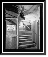 Historic Framed Print, U.S. Naval Base, Pearl Harbor, Headquarters, Commander-in-Chief of the Pacific Fleet, Intersection of Halawa & Makalapa Drives, Makalapa, Pearl Harbor, Honolulu County, HI - 7,  17-7/8" x 21-7/8"