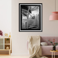 Historic Framed Print, U.S. Naval Base, Pearl Harbor, Headquarters, Commander-in-Chief of the Pacific Fleet, Intersection of Halawa & Makalapa Drives, Makalapa, Pearl Harbor, Honolulu County, HI - 7,  17-7/8" x 21-7/8"