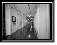 Historic Framed Print, U.S. Naval Base, Pearl Harbor, Naval Shipyard, Building 1E, Pearl Harbor, Honolulu County, HI - 6,  17-7/8" x 21-7/8"