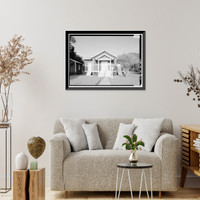 Historic Framed Print, A. J. A. Buddhist Hall, Moloka'i, Kalaupapa, Kalawao County, HI - 2,  17-7/8" x 21-7/8"