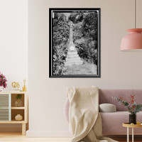 Damien Monument, Moloka'i Island, Kalaupapa, Kalawao County, HI, Vintage Print