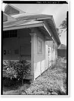 Historic Framed Print, Kalaupapa Social Hall, Moloka'i Island, Kalaupapa, Kalawao County, HI - 7,  17-7/8" x 21-7/8"