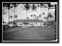 Kalaupapa Social Hall, Moloka'i Island, Kalaupapa, Kalawao County, HI - 12, Antique Poster
