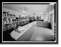 Historic Framed Print, Patient Store, Moloka'i Island, Kalaupapa, Kalawao County, HI - 4,  17-7/8" x 21-7/8"