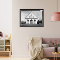 St. Francis Catholic Church, Moloka'i Island, Kalaupapa, Kalawao County, HI - 2, Vintage Print