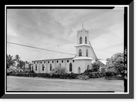 St. Francis Catholic Church, Moloka'i Island, Kalaupapa, Kalawao County, HI - 8, Historic Print