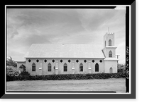 St. Francis Catholic Church, Moloka'i Island, Kalaupapa, Kalawao County, HI - 9 Classic, Antique Print