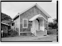 St. Francis Church Library, Moloka'i Island, Kalaupapa, Kalawao County, HI, Vintage Poster