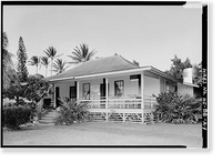 Staff Row, Central Kitchen, Moloka'i Island, Kalaupapa, Kalawao County, HI, Vintage Print