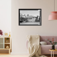 Staff Row, Central Kitchen, Moloka'i Island, Kalaupapa, Kalawao County, HI, Vintage Print