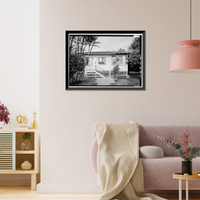 Staff Row, Administrative Residence, Moloka'i Island, Kalaupapa, Kalawao County, HI, Vintage Wall Art