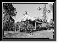Staff Row, Doctor's House, Moloka'i Island, Kalaupapa, Kalawao County, HI - 4, Antique Print