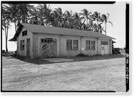 Historic Framed Print, Carpenter Shop, Moloka'i Island, Kalaupapa, Kalawao County, HI,  17-7/8" x 21-7/8"