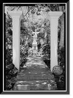 Historic Framed Print, Copes Monument, Moloka'i Island, Kalaupapa, Kalawao County, HI,  17-7/8" x 21-7/8"