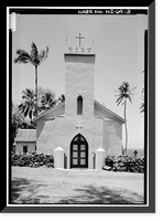 St. Philomena Roman Catholic Church, Moloka'i Island, Kalaupapa vicinity, Kalawao County, HI - 3, Historic Reproduction