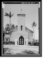 St. Philomena Roman Catholic Church, Moloka'i Island, Kalaupapa vicinity, Kalawao County, HI - 4, Historic Reproduction