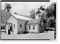St. Philomena Roman Catholic Church, Moloka'i Island, Kalaupapa vicinity, Kalawao County, HI - 10, Historic Reproduction