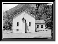 St. Philomena Roman Catholic Church, Moloka'i Island, Kalaupapa vicinity, Kalawao County, HI - 12 Classic, Antique Poster