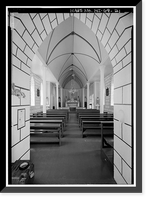 St. Philomena Roman Catholic Church, Moloka'i Island, Kalaupapa vicinity, Kalawao County, HI - 21, Historic Reproduction