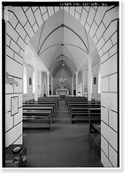 St. Philomena Roman Catholic Church, Moloka'i Island, Kalaupapa vicinity, Kalawao County, HI - 21, Historic Reproduction