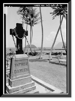St. Philomena Roman Catholic Church, Churchyard, Moloka'i Island, Kalaupapa vicinity, Kalawao County, HI - 2, Vintage Poster