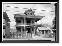 Chee Kung Tong Society Headquarters, 858 Front Street, Lahaina, Maui County, HI, Antique Print