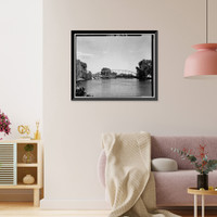 Traer Street Bridge, Spanning Shell Rock River at Traer Street, Greene, Butler County, IA - 3 Classic, Vintage Print