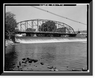 Traer Street Bridge, Spanning Shell Rock River at Traer Street, Greene, Butler County, IA - 4 Classic, Vintage Poster