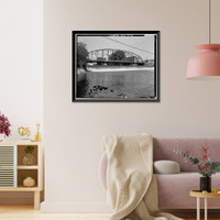Traer Street Bridge, Spanning Shell Rock River at Traer Street, Greene, Butler County, IA - 4 Classic, Vintage Poster