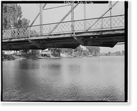 Traer Street Bridge, Spanning Shell Rock River at Traer Street, Greene, Butler County, IA - 16, Vintage Wall Art
