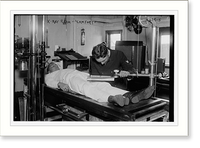 Historic Framed Print, X-Ray Room. COMFORT,  17-7/8" x 21-7/8"