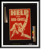 Help the Red Cross. Herman Roeg. Classic, Vintage Print