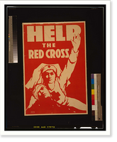 Help the Red Cross. Herman Roeg. Classic, Vintage Print