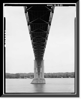 Eagle Point Bridge, Dubuque, Dubuque County, IA - 52, Vintage Wall Art