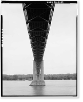Eagle Point Bridge, Dubuque, Dubuque County, IA - 52, Vintage Wall Art
