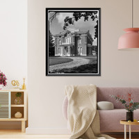 Historic Framed Print, Montauk, U.S. Route 18, Clermont vicinity, Fayette County, IA,  17-7/8" x 21-7/8"