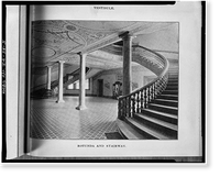 Iowa Insane Hospital, U.S. Route 218, Mount Pleasant, Henry County, IA - 5, Antique Print