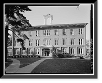 Historic Framed Print, Iowa Wesleyan College, Old Main Building, Broad Street, Mount Pleasant, Henry County, IA - 2,  17-7/8" x 21-7/8"