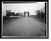 Mill Rock Bridge, Spanning Big Bear Creek, Monmouth Township, Jackson County, IA - 3, Vintage Poster