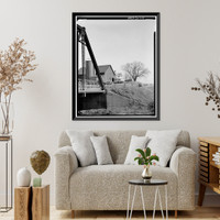 Mill Rock Bridge, Spanning Big Bear Creek, Monmouth Township, Jackson County, IA - 15, Historic Print