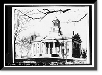 Old Capitol, Clinton Street & Iowa Avenue, Iowa City, Johnson County, IA, Historic Reproduction