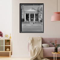 Historic Framed Print, Lee County Courthouse, 701 Avenue F, Fort Madison, Lee County, IA,  17-7/8" x 21-7/8"