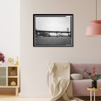 Keokuk & Hamilton Bridge, Spanning Mississippi River, Keokuk, Lee County, IA - 9, Antique Print